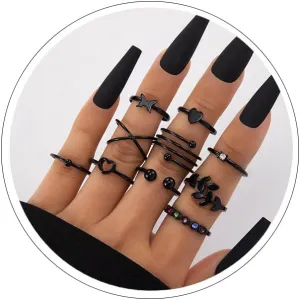 INENIMARTJ Boho Rings for Women Teen Girls,Gold Stacking Rings Set Vintage Knuckle Stackable Moon Star Snake Butterfly Heart Flower Leaf Top Finger Rings