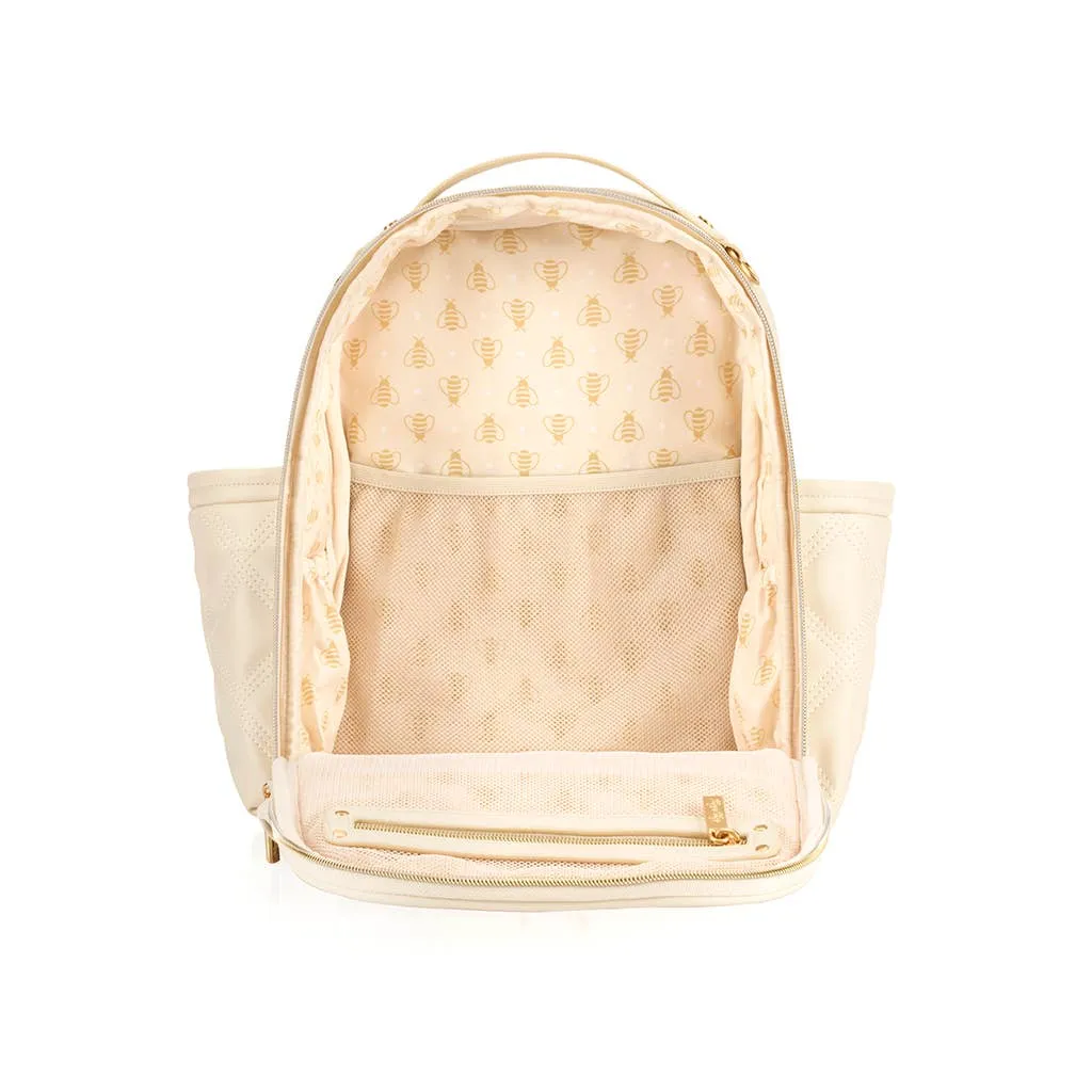 Itzy Ritzy -  Itzy Mini Plus Diaper Bag Backpack Milk & Honey