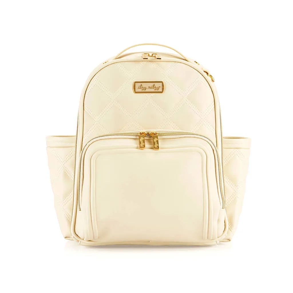 Itzy Ritzy -  Itzy Mini Plus Diaper Bag Backpack Milk & Honey
