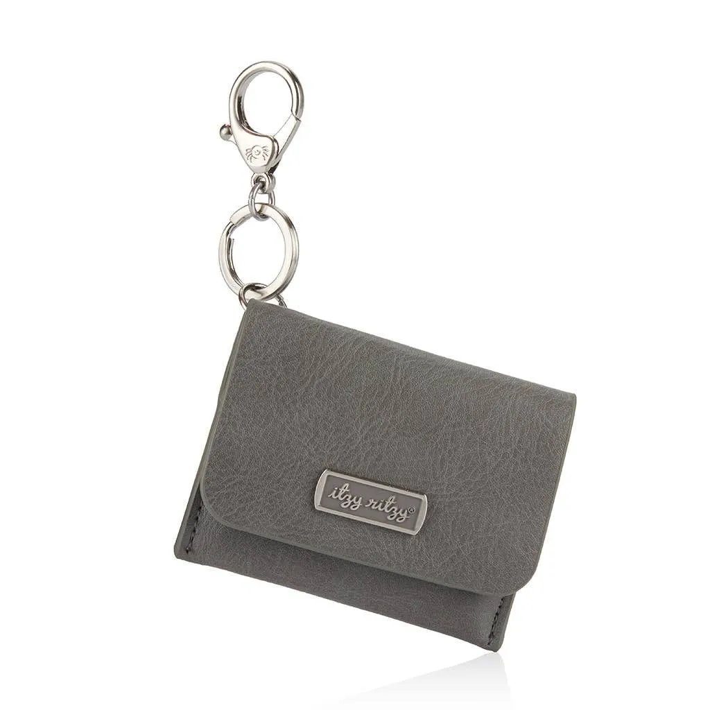 Itzy Ritzy - Itzy Mini Wallet Card Holder & Keychain Charm Grayson