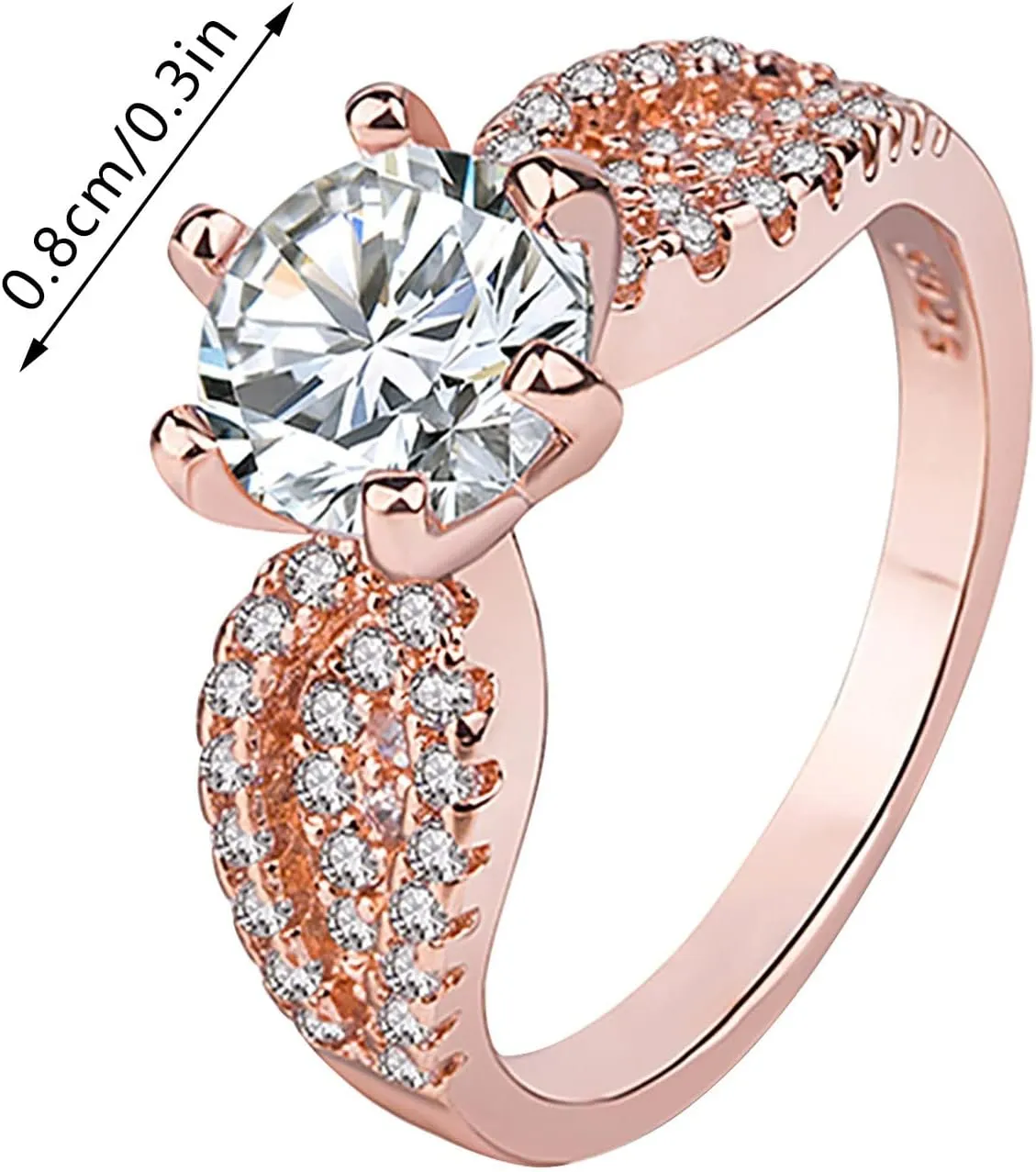 Jewelry Ring for Women 925 Sterling Silver Engagement Wedding Ring Knuckle Promise Wedding Rings Valentine's Day Gifts (d)