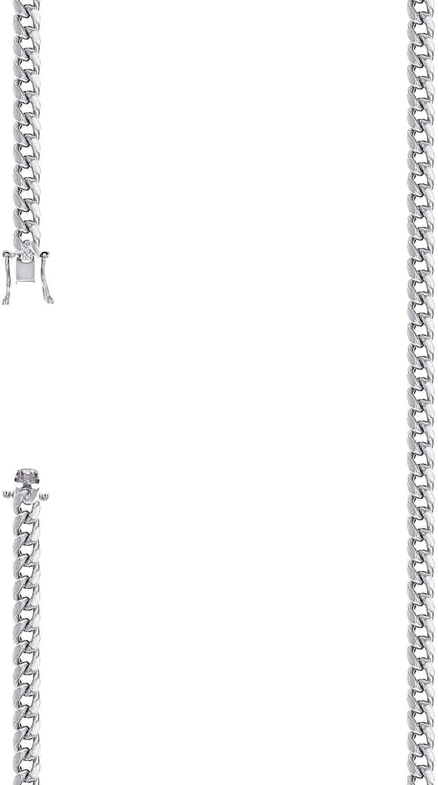 JewelryWeb 925 Sterling Silver Hollow Comfort Curb Chain Rhodium 4.1mm Anklet-Anklet for Women and Men