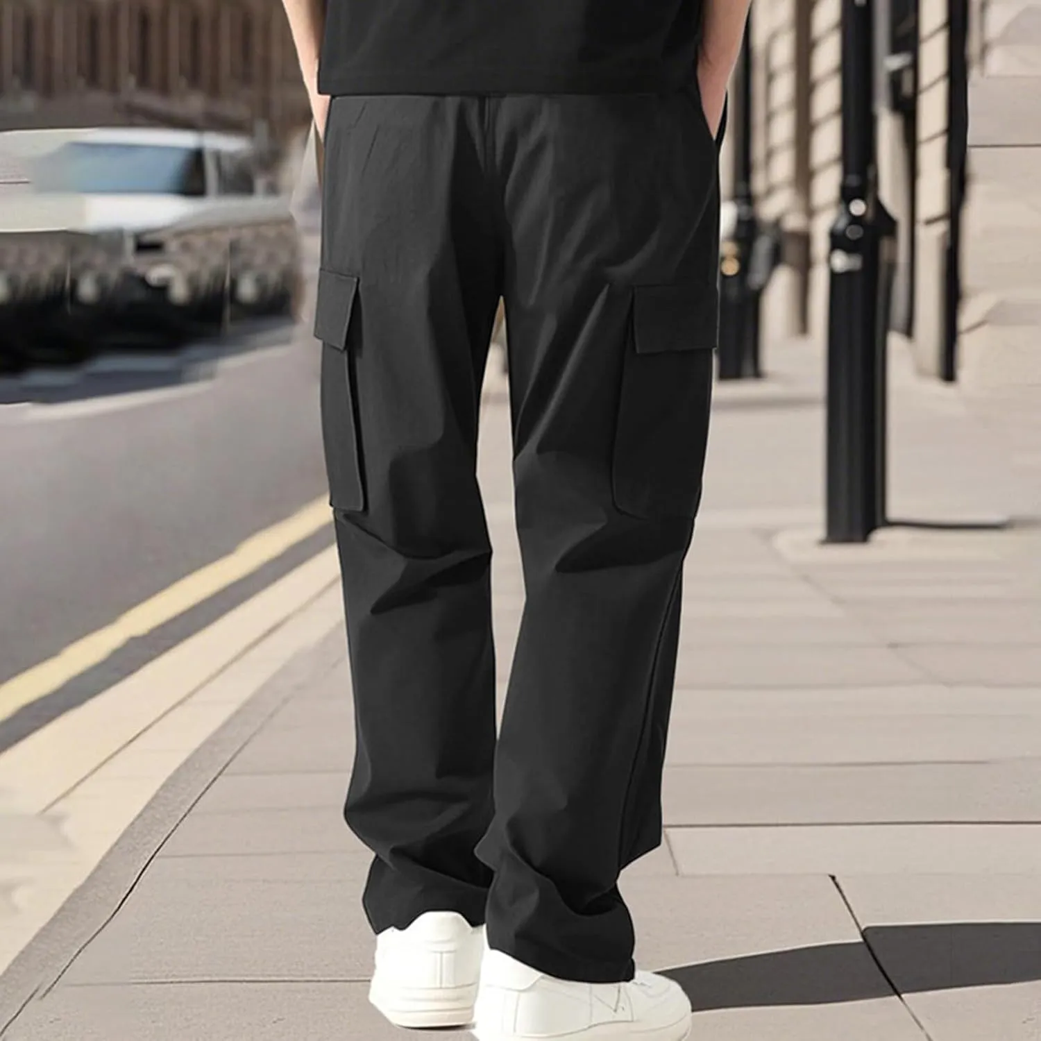 Joggers Men Drawstring Slim Fit Pants Resistant Trousers Hunting Moisture Wicking Sweatpants Carpenter