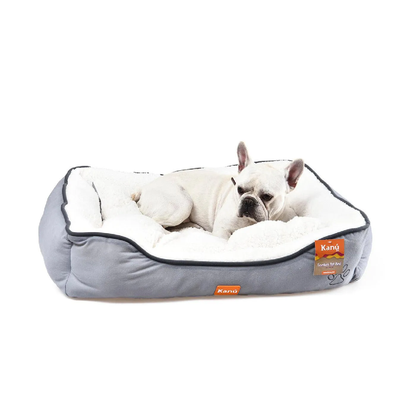 Kanu Pet Gray Dog Bed