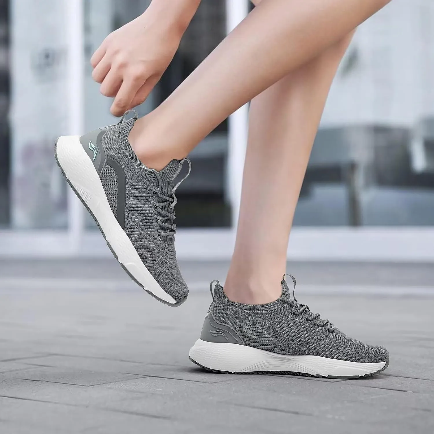 Lamincoa Women Slip on Walking Shoes Lightweight Running Shoes Casual Workout Gym Tennis Sneakers for Women