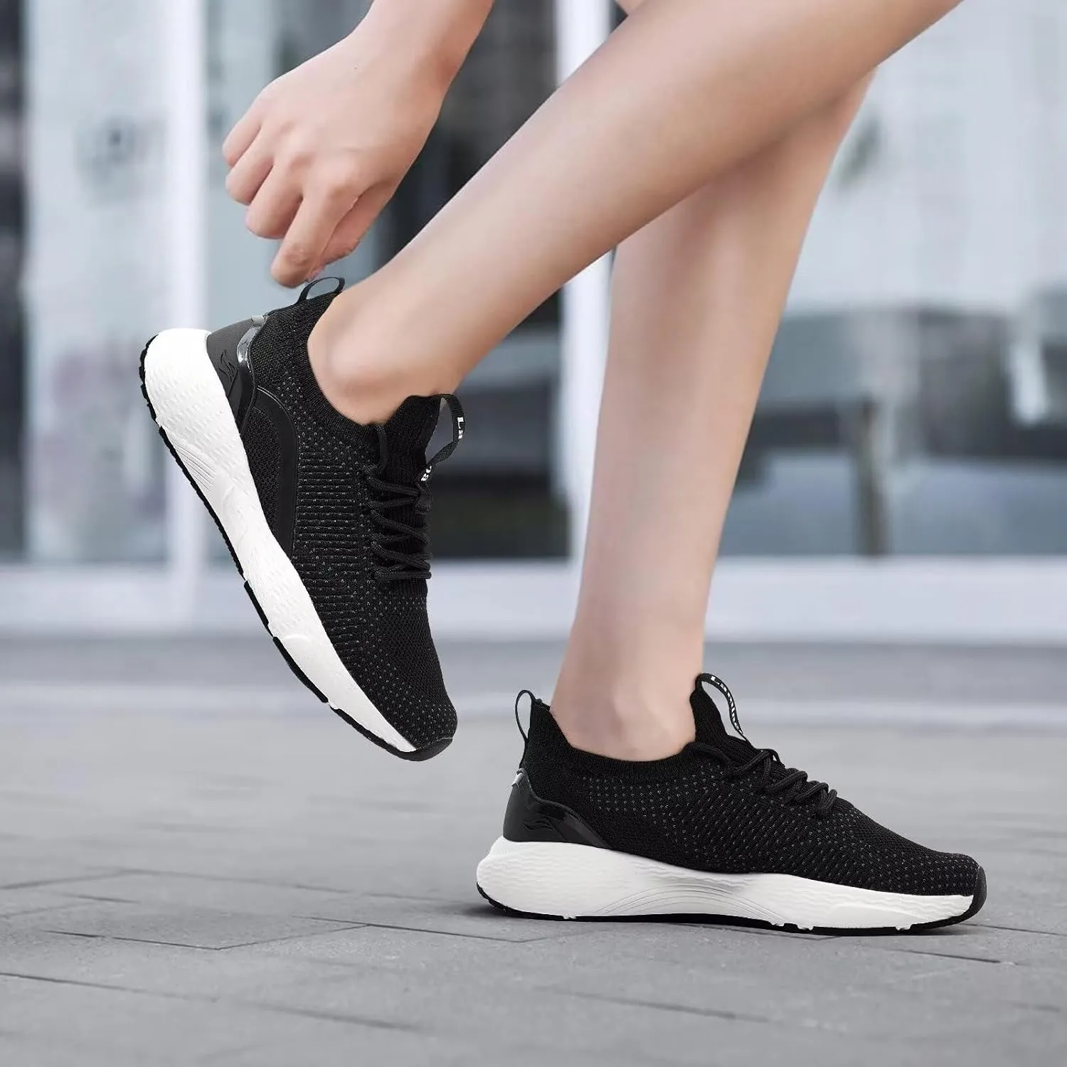Lamincoa Women Slip on Walking Shoes Lightweight Running Shoes Casual Workout Gym Tennis Sneakers for Women