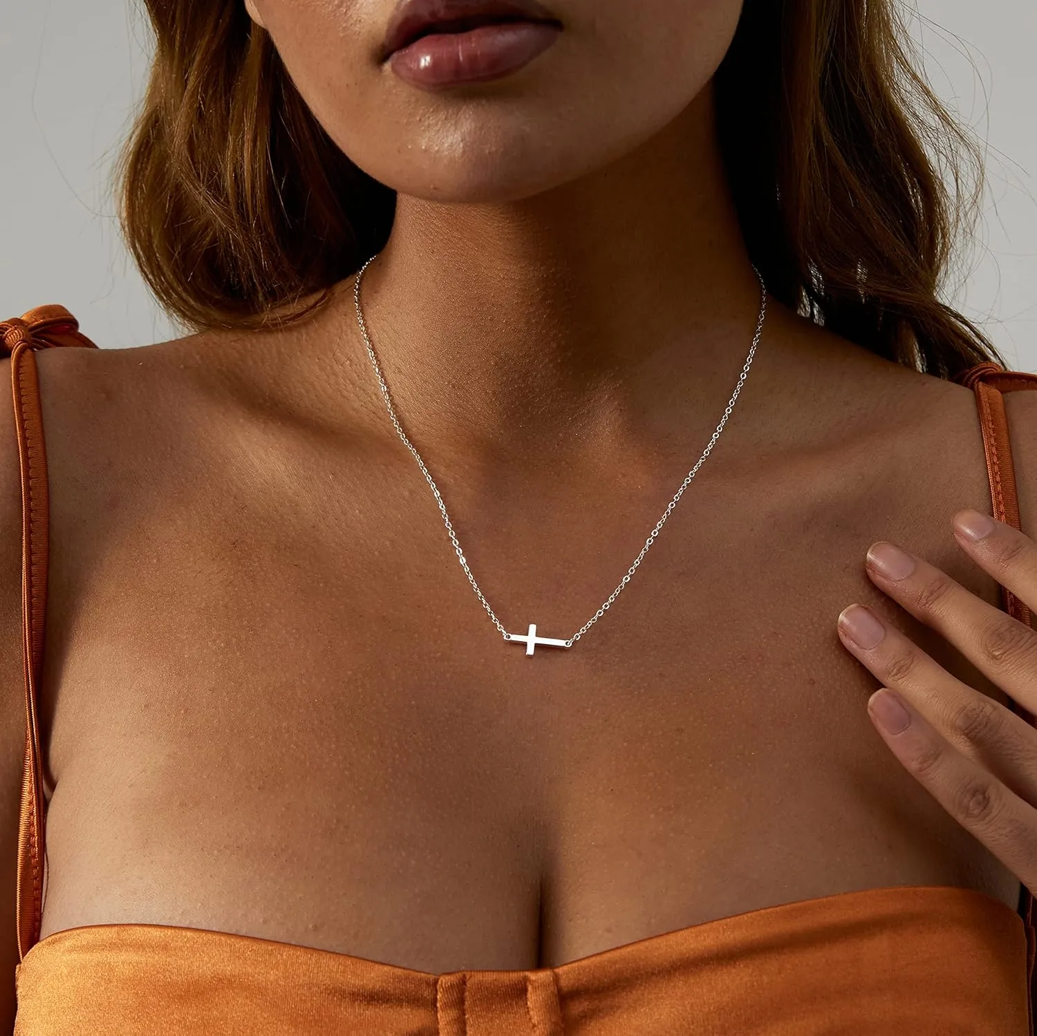 Layered Necklaces for Women Silver Plated Dainty Snake Twist Rope Delicate Layered Necklace Different Length Choker Necklaces Silver Jewelry for Women