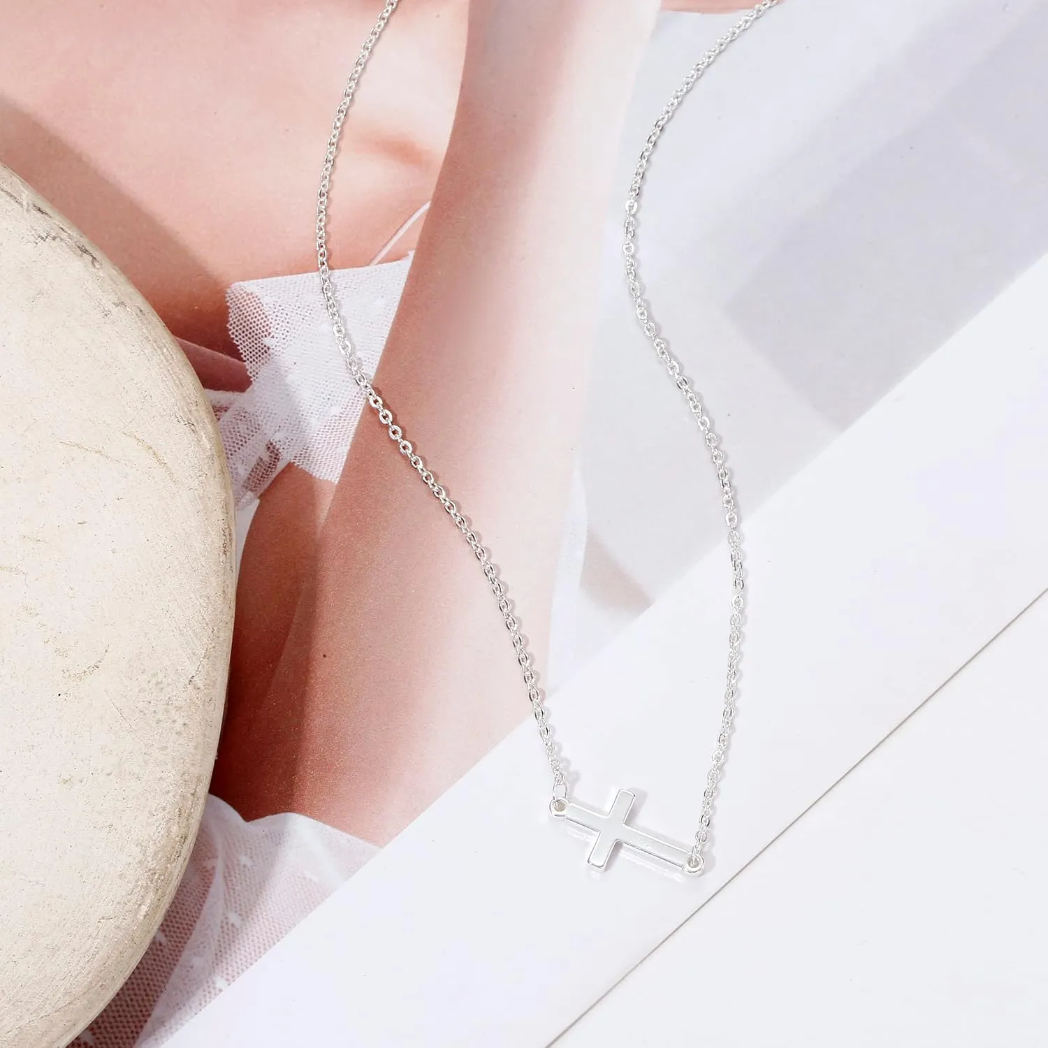 Layered Necklaces for Women Silver Plated Dainty Snake Twist Rope Delicate Layered Necklace Different Length Choker Necklaces Silver Jewelry for Women