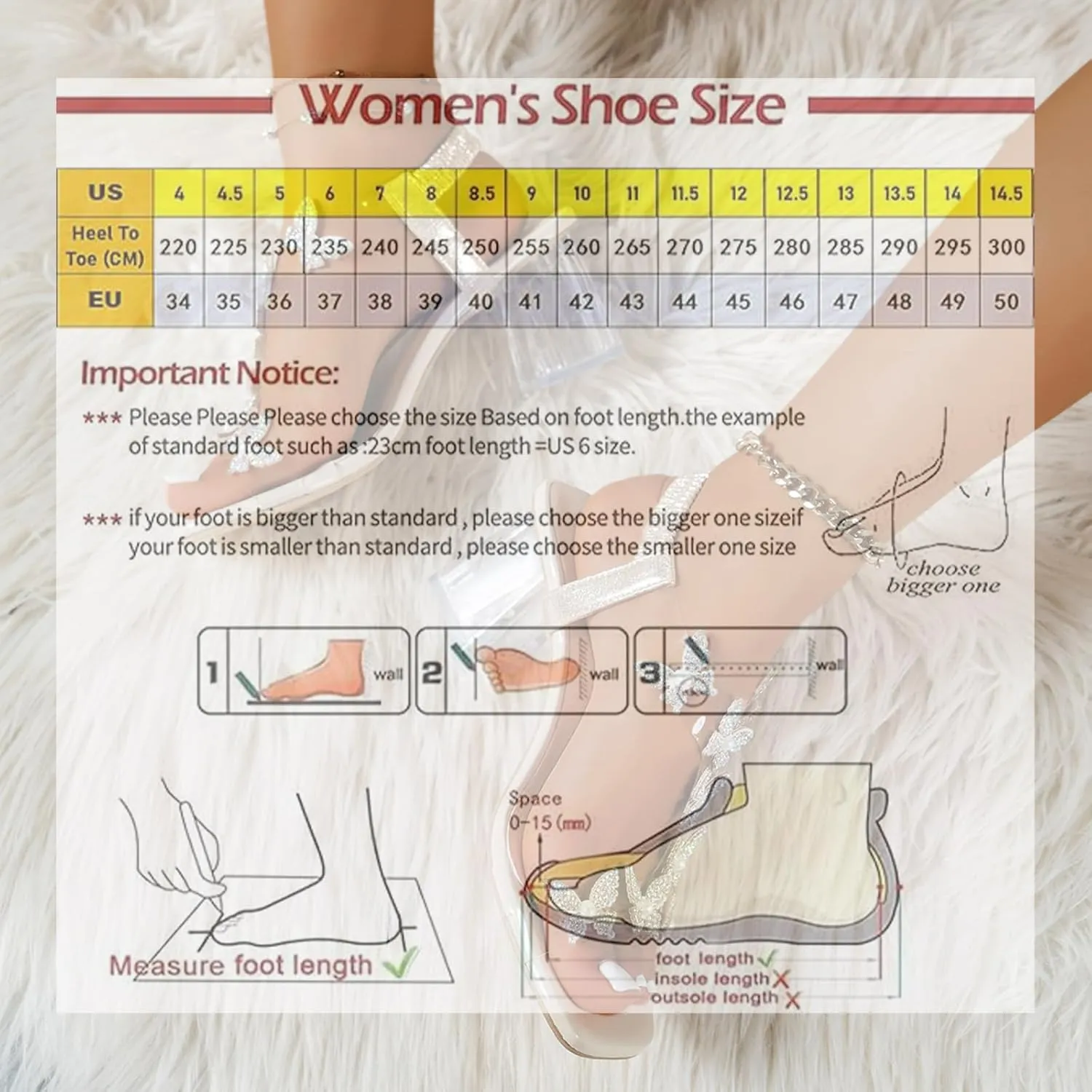 Lymphvity Women's Rhinestone Butterfly Clear Block Heel Sandals Open Toe Elastic Ankle Strap Chunky Heel Dress Shoes Square Toe Heels Party Wedding Sandal Shoes
