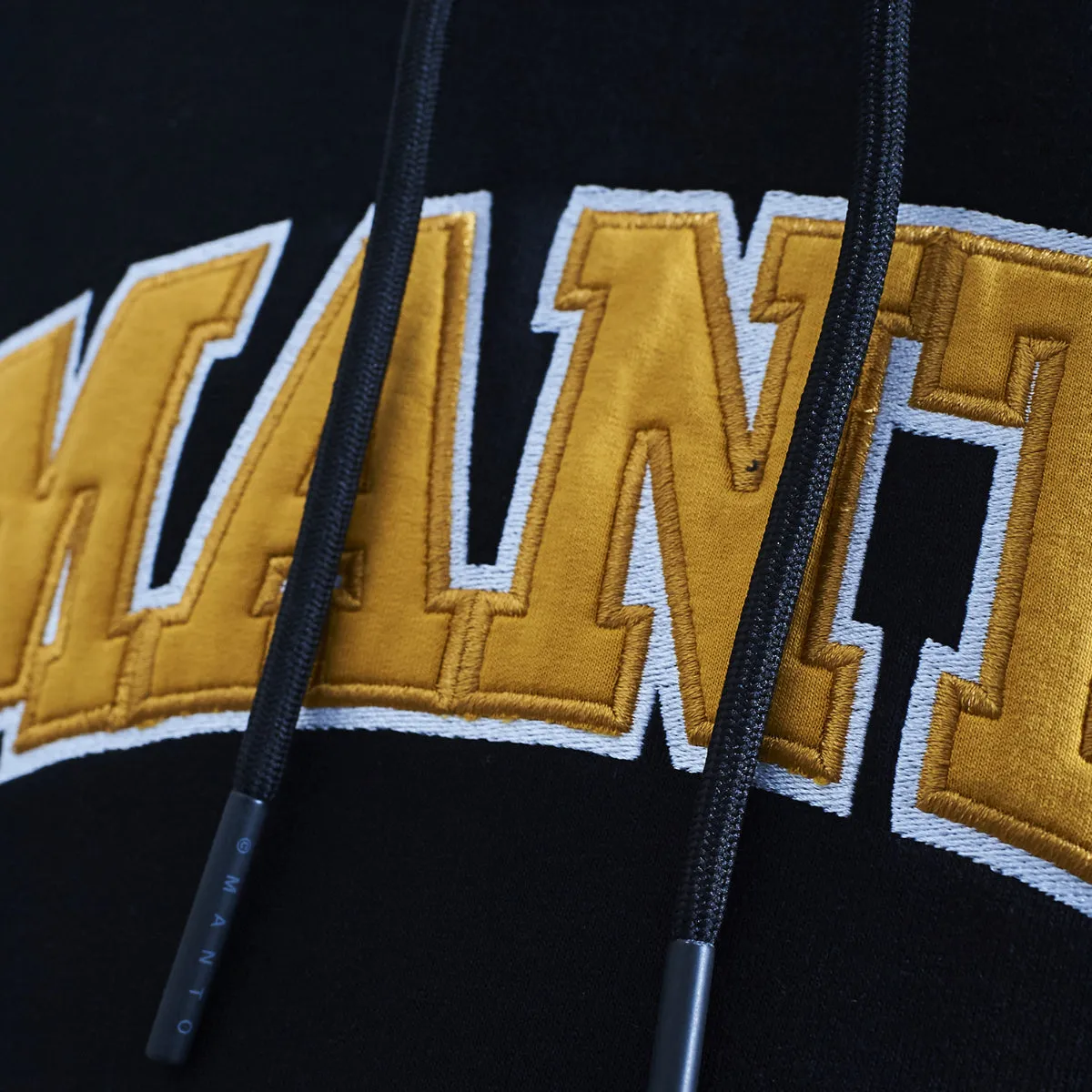 Manto Varsity Hoodie Black