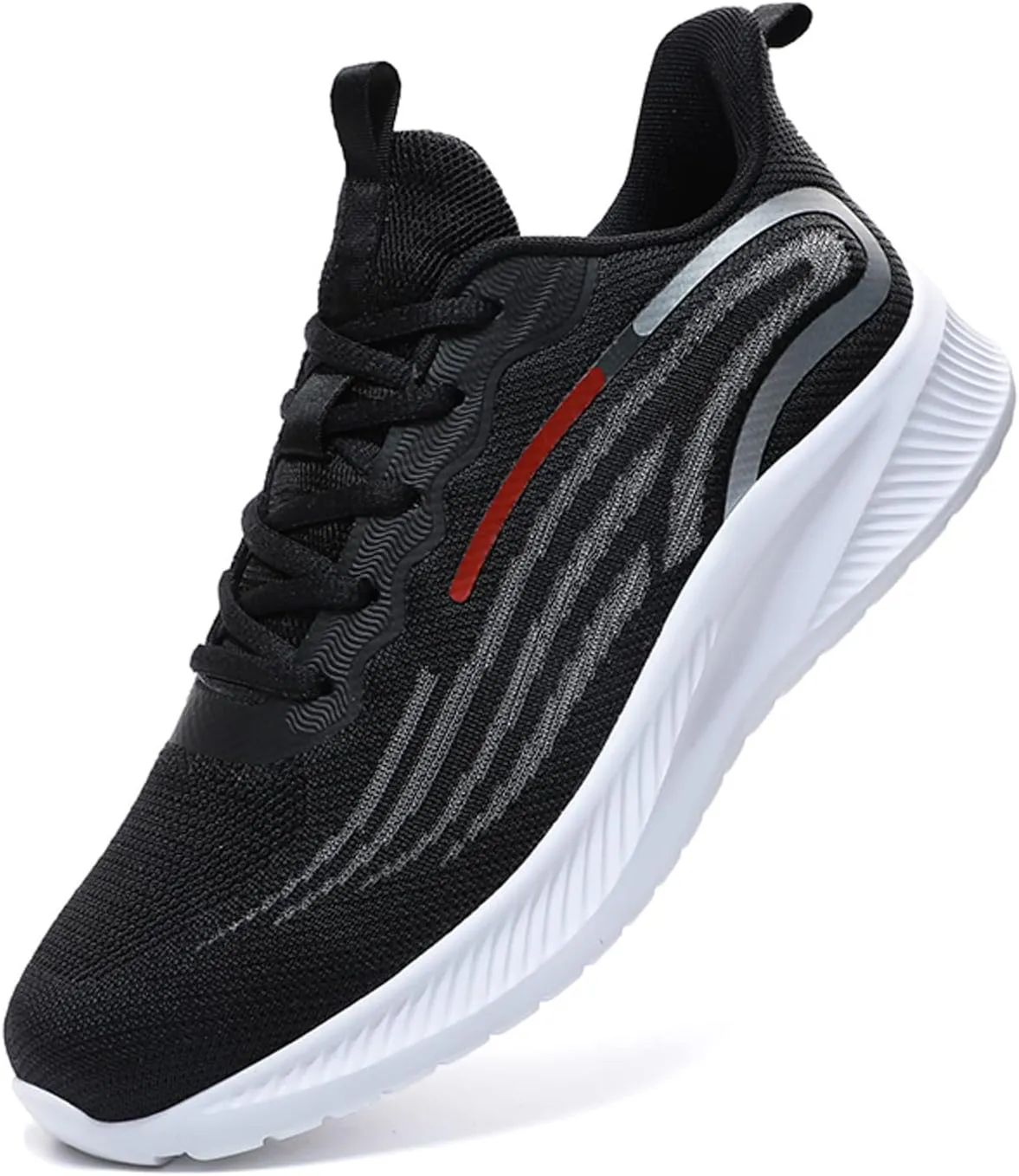 Men Sports Shoes Fashion New Pattern Mesh Breathable Comfortable Flat Bottom Thick Bottom Mens Air Low Sneaker