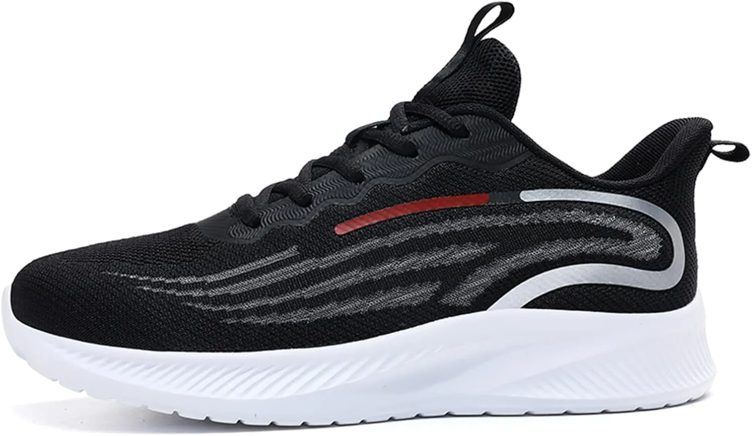 Men Sports Shoes Fashion New Pattern Mesh Breathable Comfortable Flat Bottom Thick Bottom Mens Air Low Sneaker
