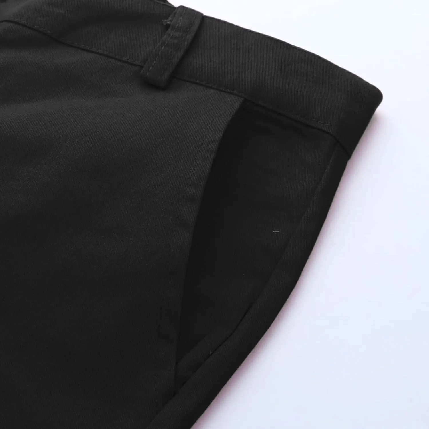 Men's Chino Pants Casual Stretch Waist Tapered Trousers with Pockets Loose Fit Joggers Pockets Tapered Sweatpants
