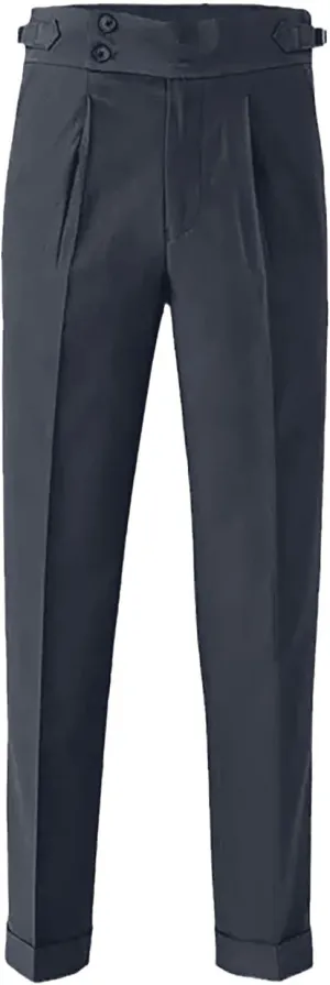 Men's Classic-Fit Business Pants Dress Suit Pants-Pleated Casual Trousers Business Casual Dress Pants for Men