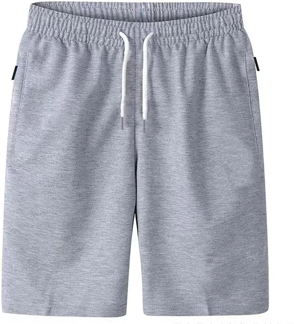 Men's Classic-Fit Chino Shorts, Slacks Baggy Casual Elastic Waist Drawstring Lightweight Summer Sweatpants