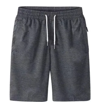 Men's Classic-Fit Chino Shorts, Slacks Baggy Casual Elastic Waist Drawstring Lightweight Summer Sweatpants