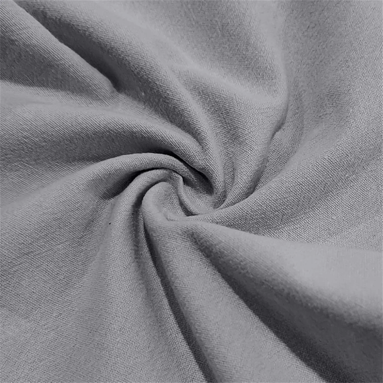 Men's Cotton Linen Pants Drawstring Wide Leg Trousers Moisture Wicking Baggy Trousers Breathable Comfy Basic Pants