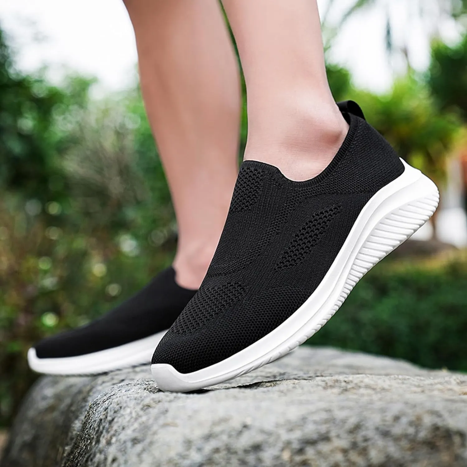 Men's Fashion Sneakers Men's Shoes Slip on Shoe for Men Sneaker for Men Mesh Breathable Sneaker