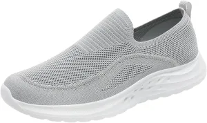Men's Fashion Versatile Walking Shoes Comfortable Lightweight Casual Walking Shoe Soft Flat Soled Elderly Shoes