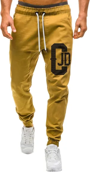 Mens Pants Casual Breathable Number Letter Printed with Pockets Comfy Moisture Wicking Jogger Pants