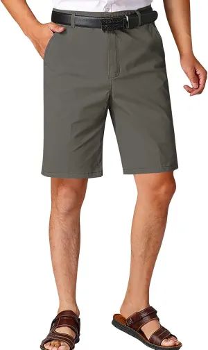 Mens Running Shorts,Boy's Slim Fit Casual Stretch Joggers Classic-Fit Casual Cargo Work Short Pants Hiking Pants Men