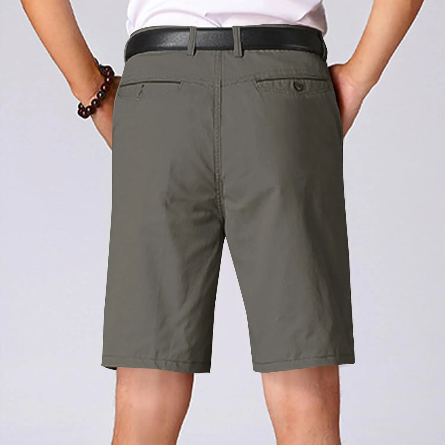 Mens Running Shorts,Boy's Slim Fit Casual Stretch Joggers Classic-Fit Casual Cargo Work Short Pants Hiking Pants Men