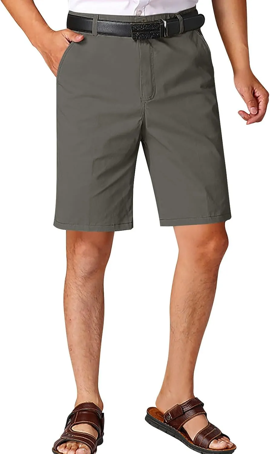 Mens Running Shorts,Boy's Slim Fit Casual Stretch Joggers Classic-Fit Casual Cargo Work Short Pants Hiking Pants Men