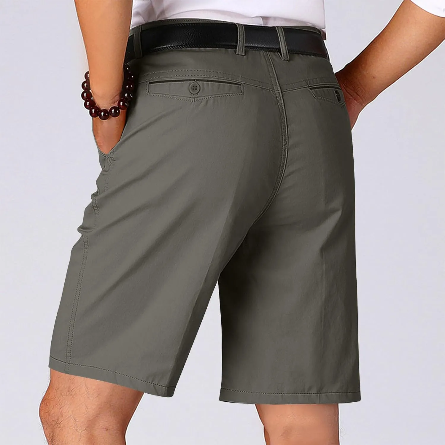 Mens Running Shorts,Boy's Slim Fit Casual Stretch Joggers Classic-Fit Casual Cargo Work Short Pants Hiking Pants Men