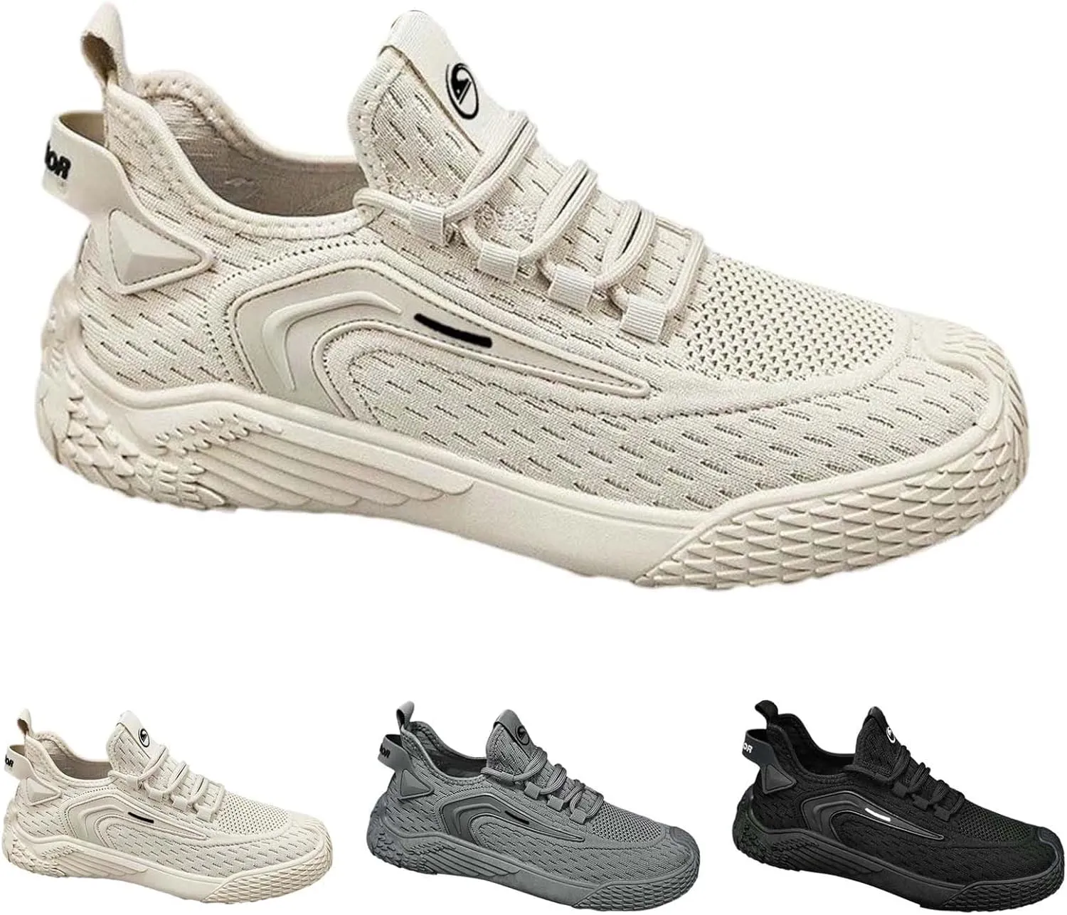 Men's Single Foot Stirrup Sneakers Men's Mesh Comfortable Orthopedic Fashion Casual Dress Shoe for Summer