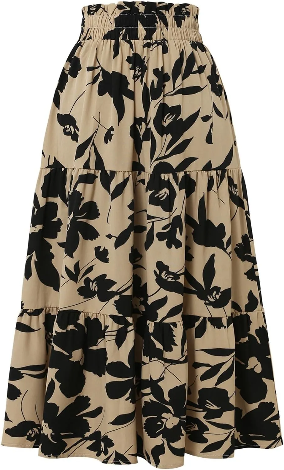 Midi Skirts Maxi Spring Flowy Boho Comfy Tiered Western Womens Long Skirt