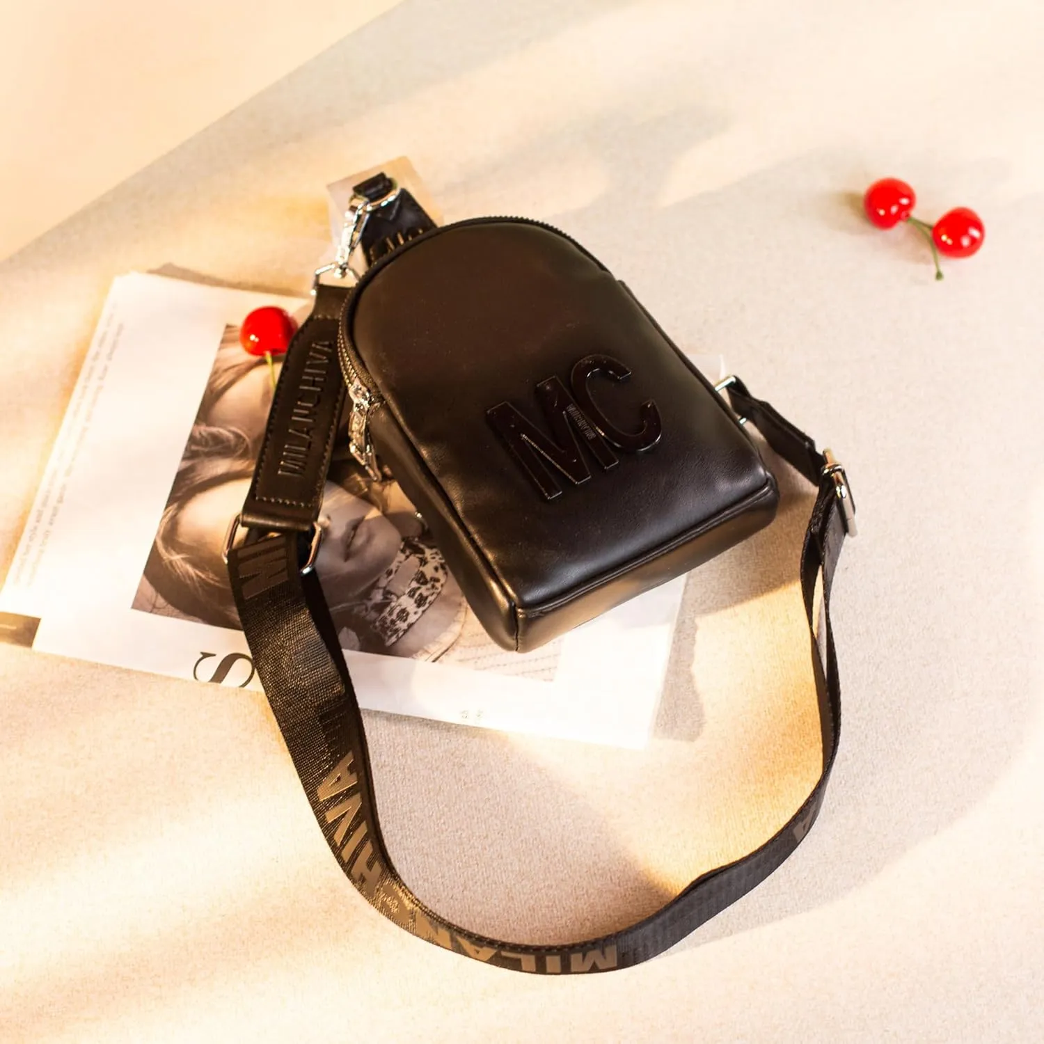 Milan Chiva Small Crossbody Bags for Women Chic Mini Sling Bag Purse and Waist Packs for Girls