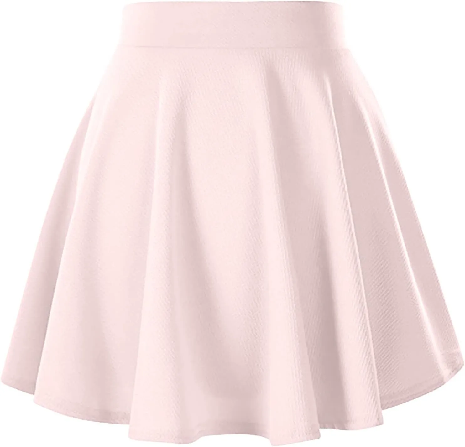 Mini Skirt for Women High Waisted Tennis Skirt Stretchy Flared Casual Skater Skirt School Teen Girls Pleated Skirts