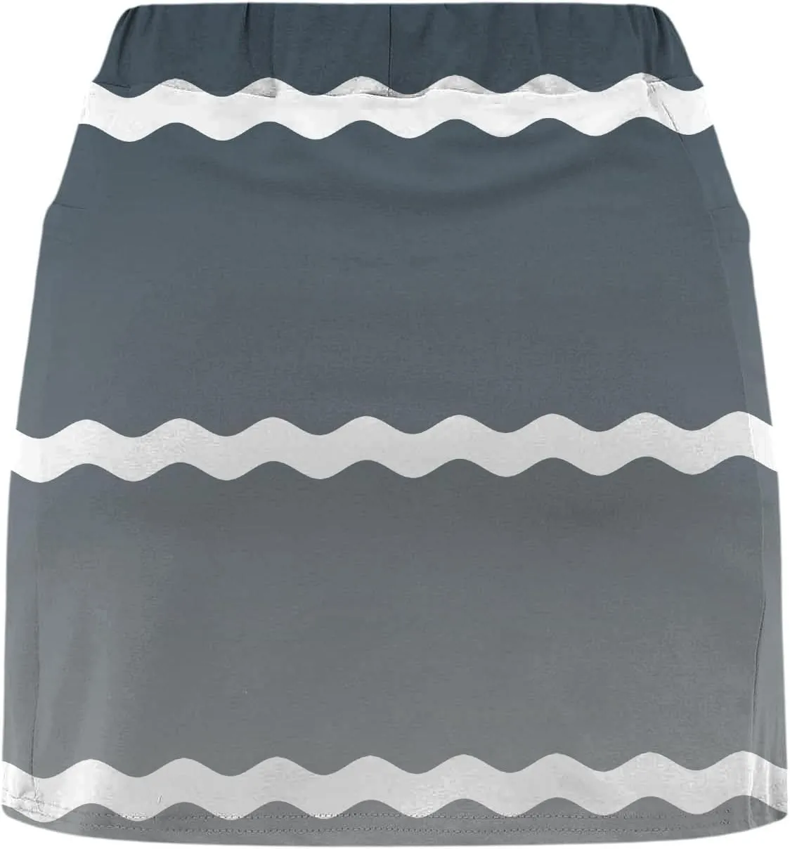 Mini Skort for Women Solid Striped High Waist Tummy Control Tennis Skirts with Built in Shorts Active Athletic Skirts