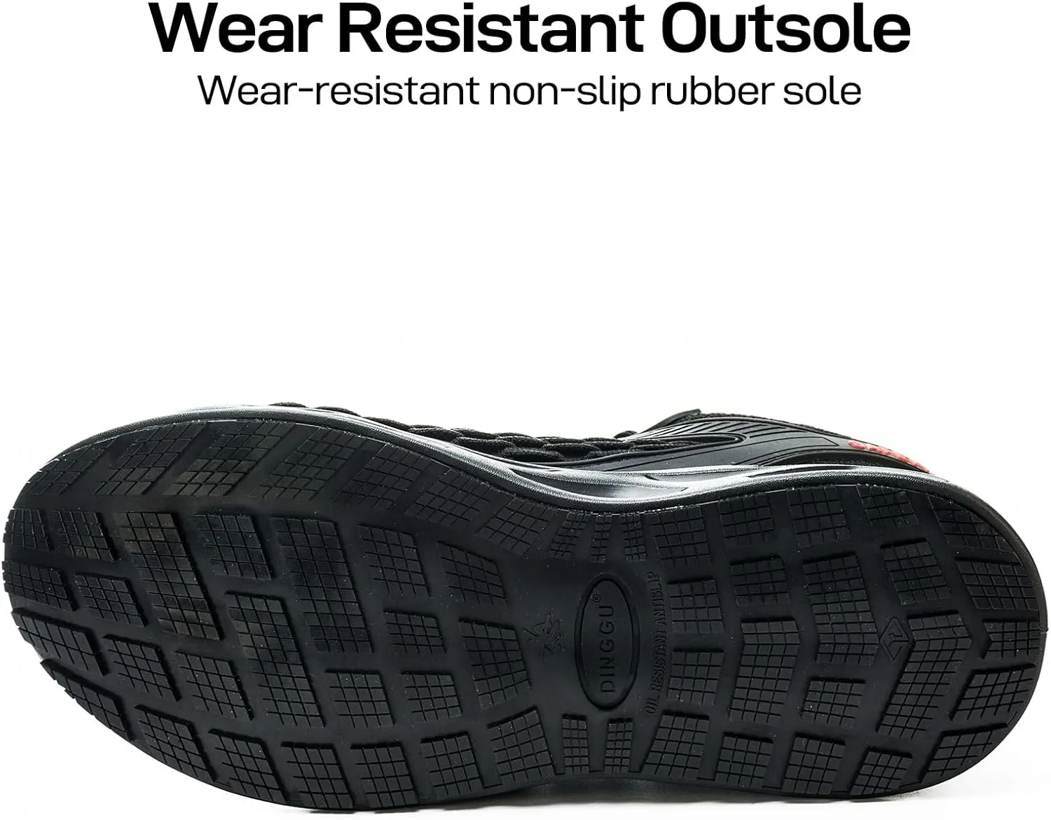 Non Slip Steel Toe Shoes for Men Women Comfortable Work Shoes Lightweight Safety Composite Toe Shoes