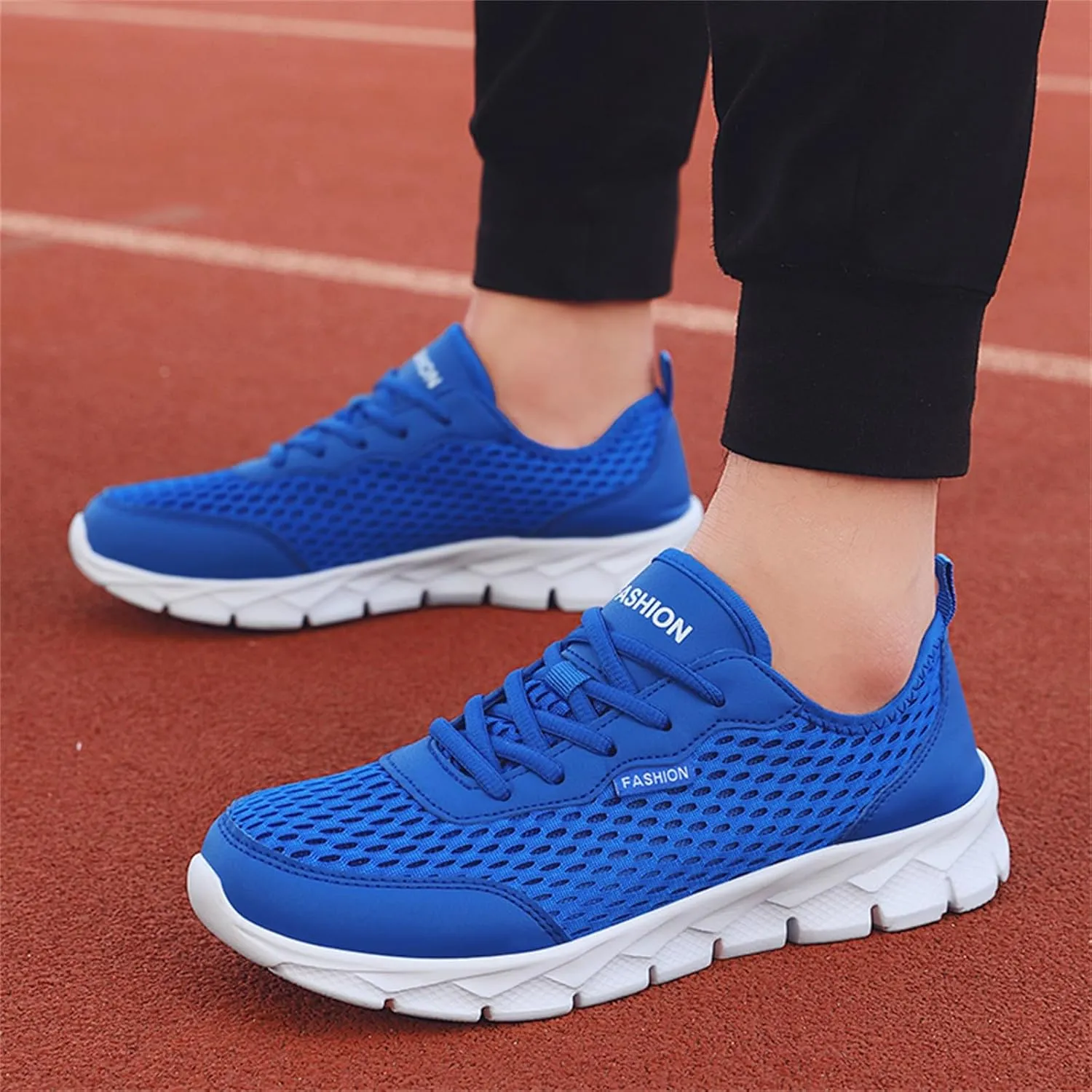 Non Slip Work Sport Shoes for Men Comfortable Lightweight Casual Walking Shoe Men's Sport Breathable Mesh Shoes