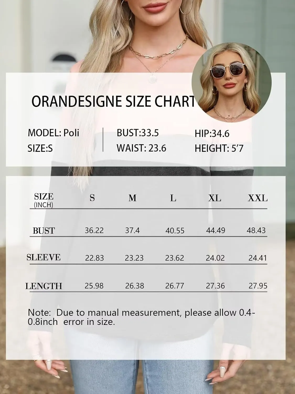 ORANDESIGNE Women's Long Sleeve Square Neck Tops Casual Fall Tunics Ladies Shirts Tees
