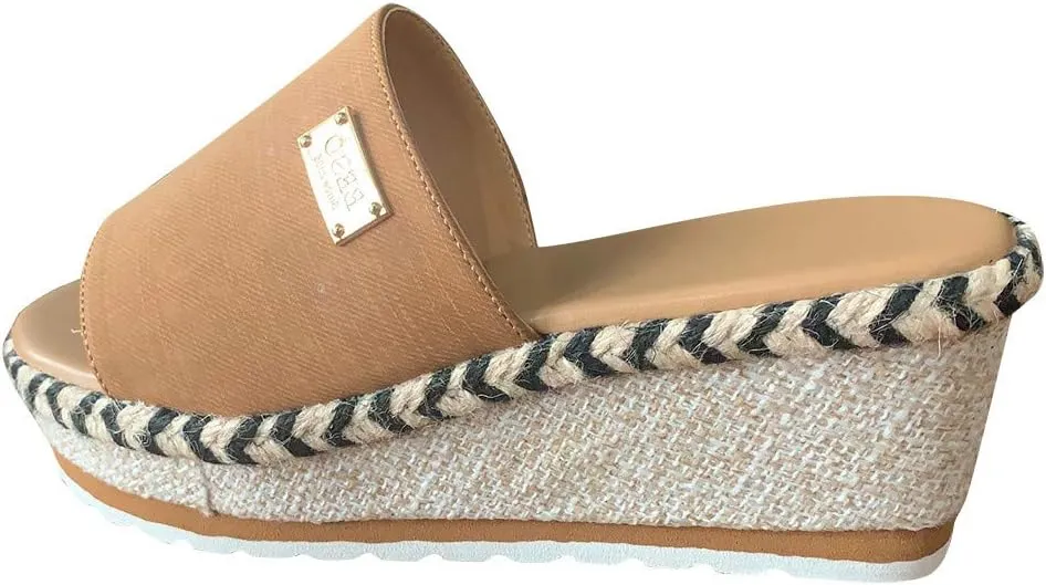 Platform Sandals Women Fashion Wedges Sandals Casual Dressy Summer High Heels Open Toe Espadrilles Sandals Slip on Shoes