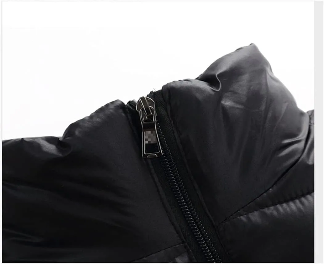 Plus Size Sleeveless Winter Jacket Black Down Vest Women's Windproof Warm Waistcoat Outwear Vests
