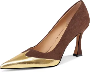 Pumps for Women Pointed Toe High Stiletto Heels Comfortable Elegant Dress Work Shoes