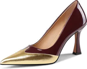 Pumps for Women Pointed Toe High Stiletto Heels Comfortable Elegant Dress Work Shoes