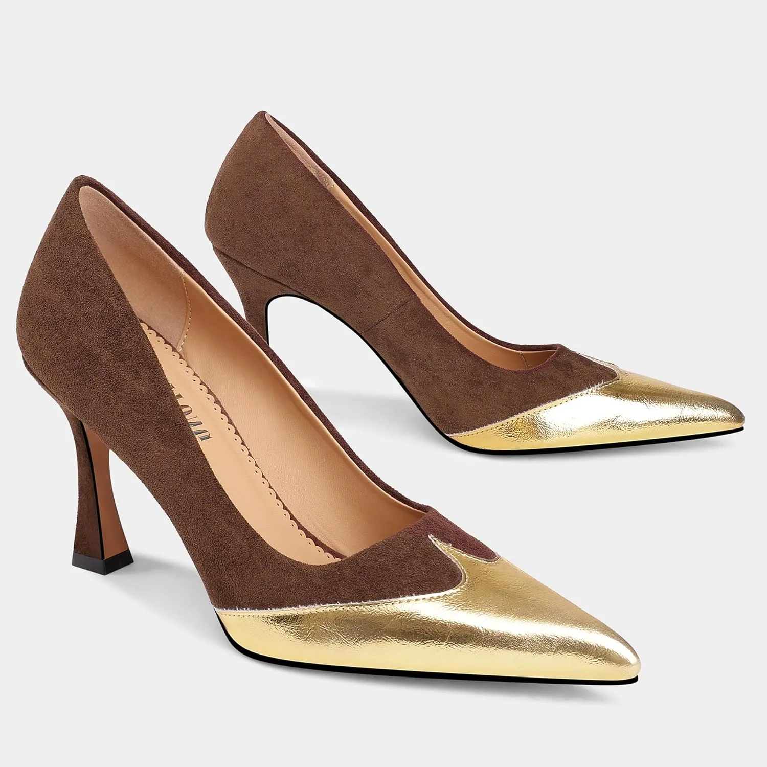 Pumps for Women Pointed Toe High Stiletto Heels Comfortable Elegant Dress Work Shoes