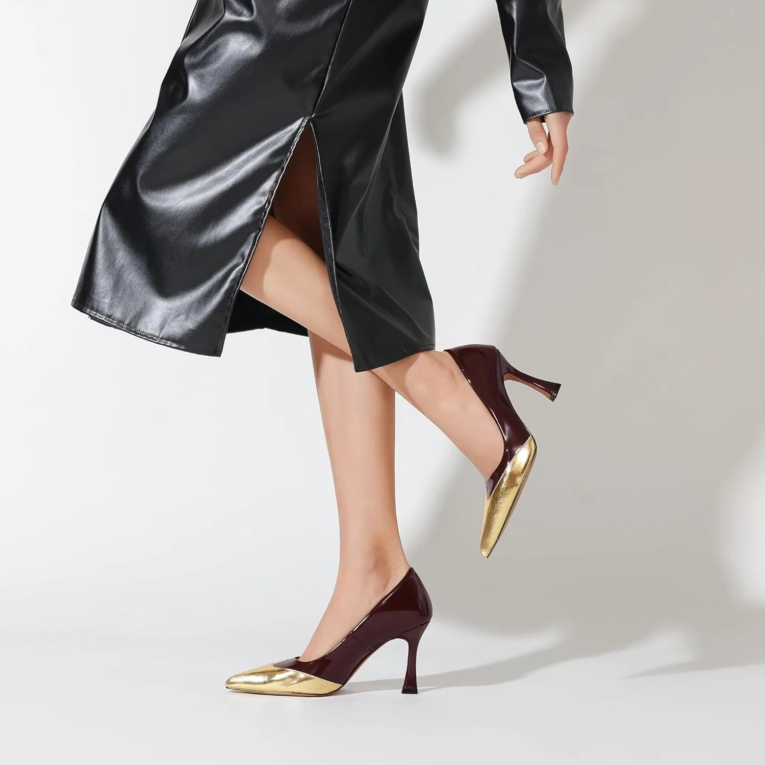 Pumps for Women Pointed Toe High Stiletto Heels Comfortable Elegant Dress Work Shoes