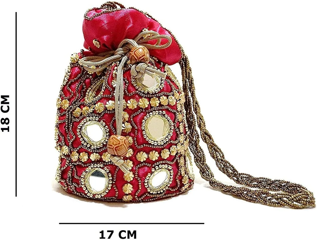 Purpledip Potli Bags Drawstring Purse (Potli02$)