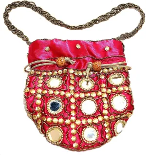 Purpledip Potli Bags Drawstring Purse (Potli02$)