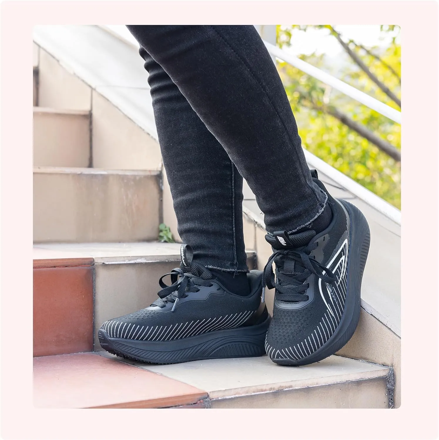 QAUPPE Wide Toe Box Shoes Women Arch Support Walking Sneakers Tennis Sneakers Orthotic Plantar Fasciitis Shoes US 6-11