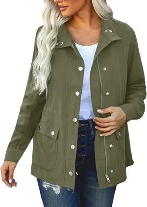 Rain Outdoor Hooded Jacket Jackets Solid Cardigan Womens Windproof Women's Coat Casual Windbreaker Jacket Women