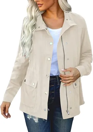 Rain Outdoor Hooded Jacket Jackets Solid Cardigan Womens Windproof Women's Coat Casual Windbreaker Jacket Women