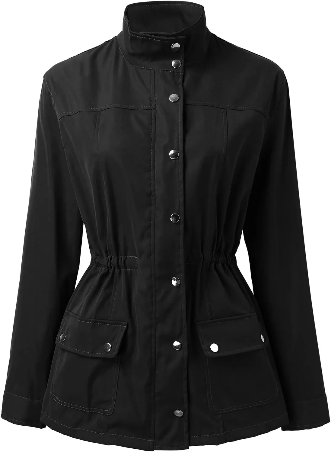 Rain Outdoor Hooded Jacket Jackets Solid Cardigan Womens Windproof Women's Coat Casual Windbreaker Jacket Women
