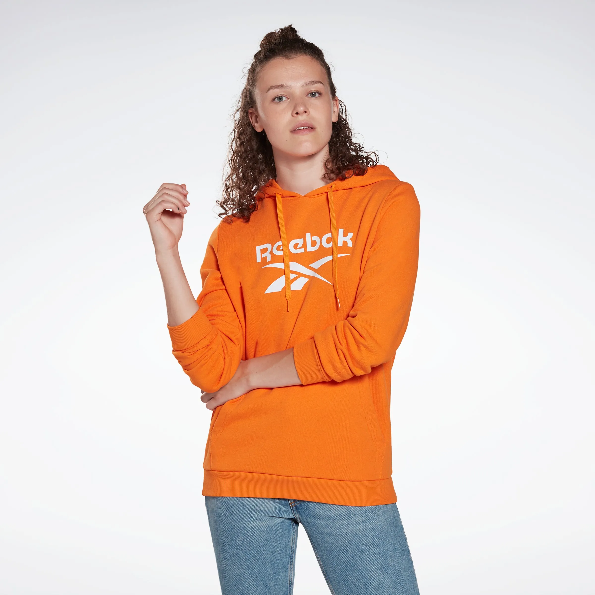 Reebok Apparel Women Classics Big Logo Hoodie Hivior