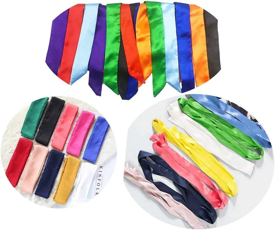 Ribbon scarves for women, handbags, ribbons, fashion accessories, headbands
